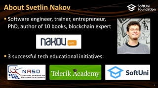 Blockchain Cryptography for Developers (Nakov @ BGWebSummit 2018) | PPTX