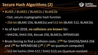 Blockchain Cryptography for Developers (Nakov @ BGWebSummit 2018) | PPTX