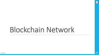 Blockchain Network
01-02-2019 37
 