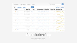CoinMarketCap
https://coinmarketcap.com/
 