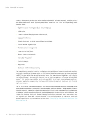Blockchain in Europe: Closing the Strategy Gap | PDF