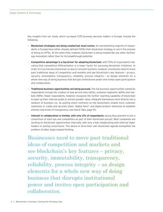 Blockchain in Europe: Closing the Strategy Gap | PDF