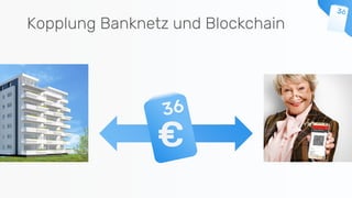Kopplung Banknetz und Blockchain
€
 