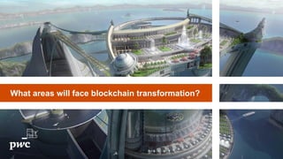What areas will face blockchain transformation?
 