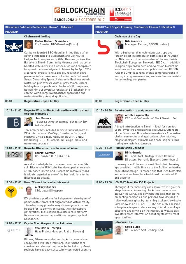 Blockchain Solutions Forum And Crypto Economy - 