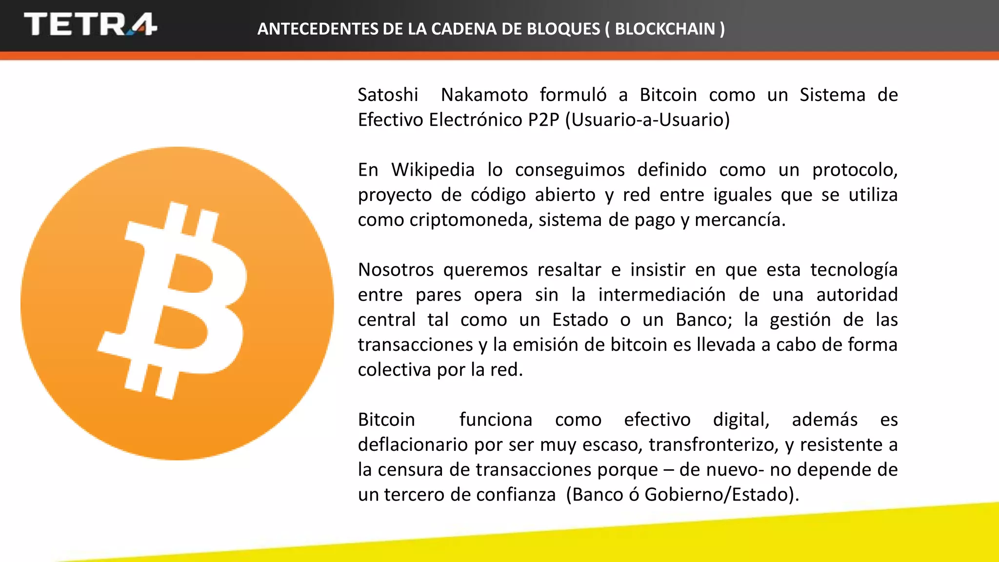 Blockchain trasciende a Bitcoin | PDF