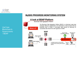 UseCase:
Blockchain In
Governments
– BDAP
 