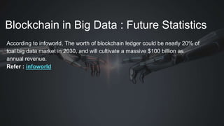 How Blockchain Can Be Used In Big Data Analytics | PPTX