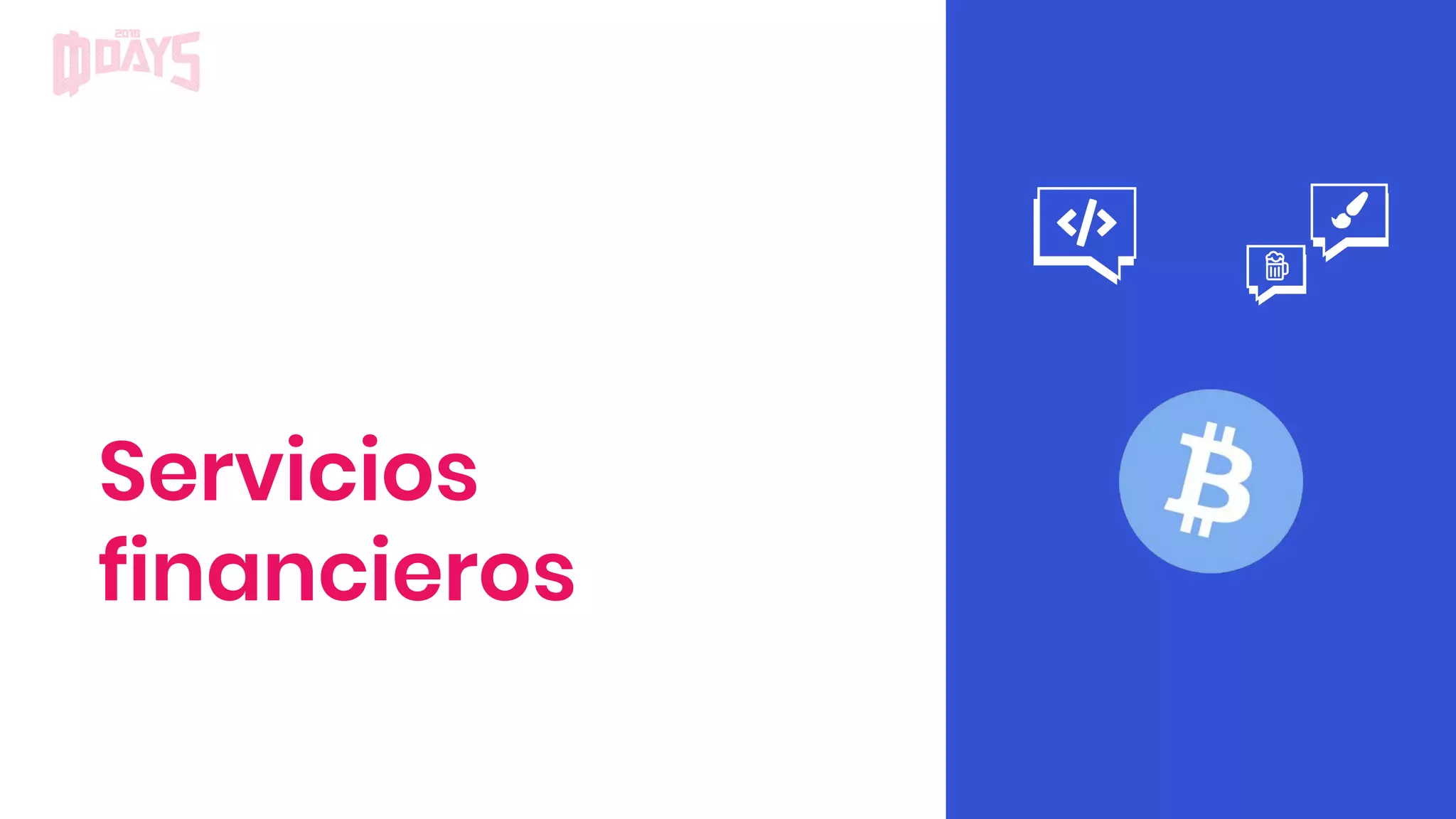 Servicios
financieros
 