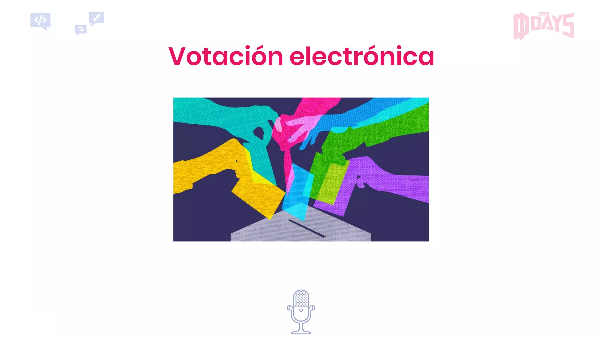 Votación electrónica
 