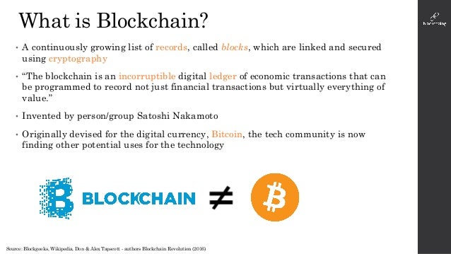 the blockchain community is not