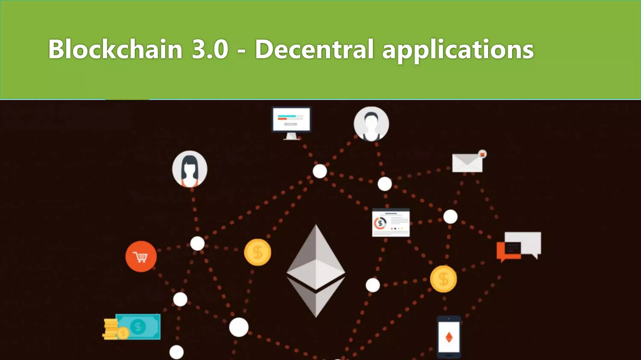 Blockchain 3.0 - Decentral applications
 