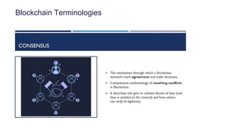 Blockchain Terminologies
 