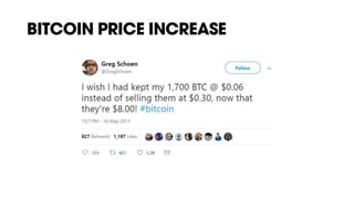BITCOIN PRICE INCREASE
 