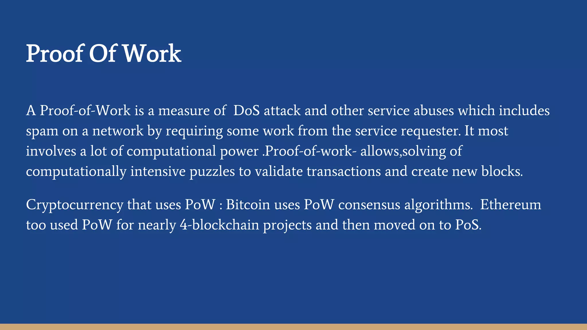Blockchain algorithms | PPT