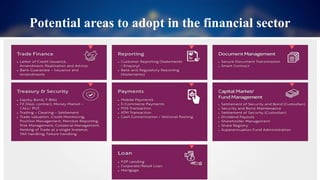Potential areas to adopt in the financial sector
Zare.Ahad@gmail.com 12
 