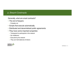 Blockchain and Smart Contracts | PDF