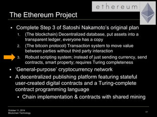 Bitcoin Protocols 1.0 and 2.0 Explained in the Series: Blockchain: The ...