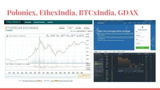 RBI Report
● December 2013: RBI warns investors about volatility
● Not specifically regulated as of now
○ But they are keeping an eye on it
○ Could/Will be regulated eventually
● Have to follow contract laws, pay income or capital gains
taxes, only do legal activities as per other laws
47
 
