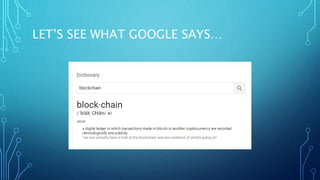 LET’S SEE WHAT GOOGLE SAYS…
 