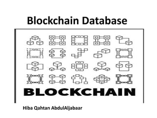 Blockchain Database Visual Comprehensive Overview of Blockchain Database Technology and Its ...
