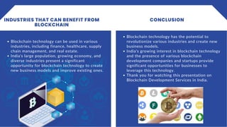 Blockchain Development Services in India | PDF