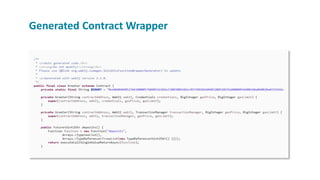 Generated Contract Wrapper
 