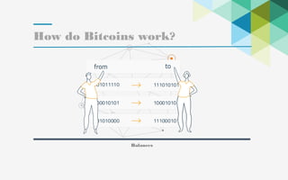 24
How do Bitcoins work?
Balances
 