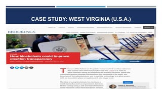 CASE STUDY: WEST VIRGINIA (U.S.A.)
 
