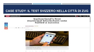CASE STUDY: IL TEST SVIZZERO NELLA CITTÀ DI ZUG
 