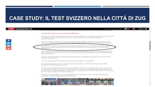 CASE STUDY: IL TEST SVIZZERO NELLA CITTÀ DI ZUG
 