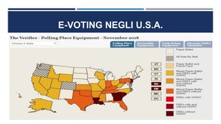 E-VOTING NEGLI U.S.A.
 