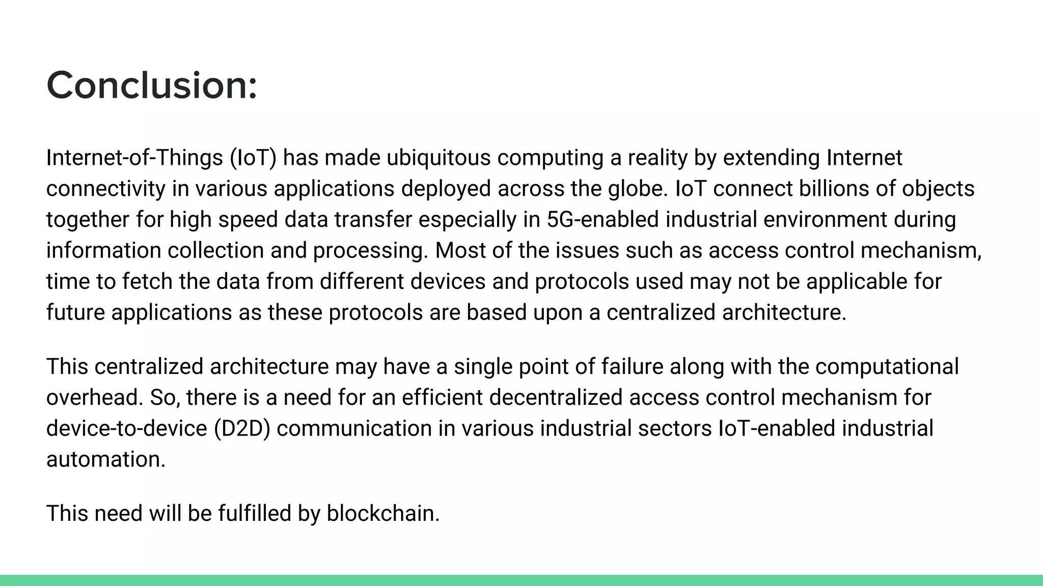Blockchain for automation