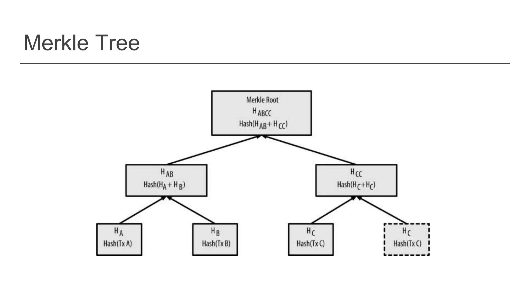 Merkle Tree
 