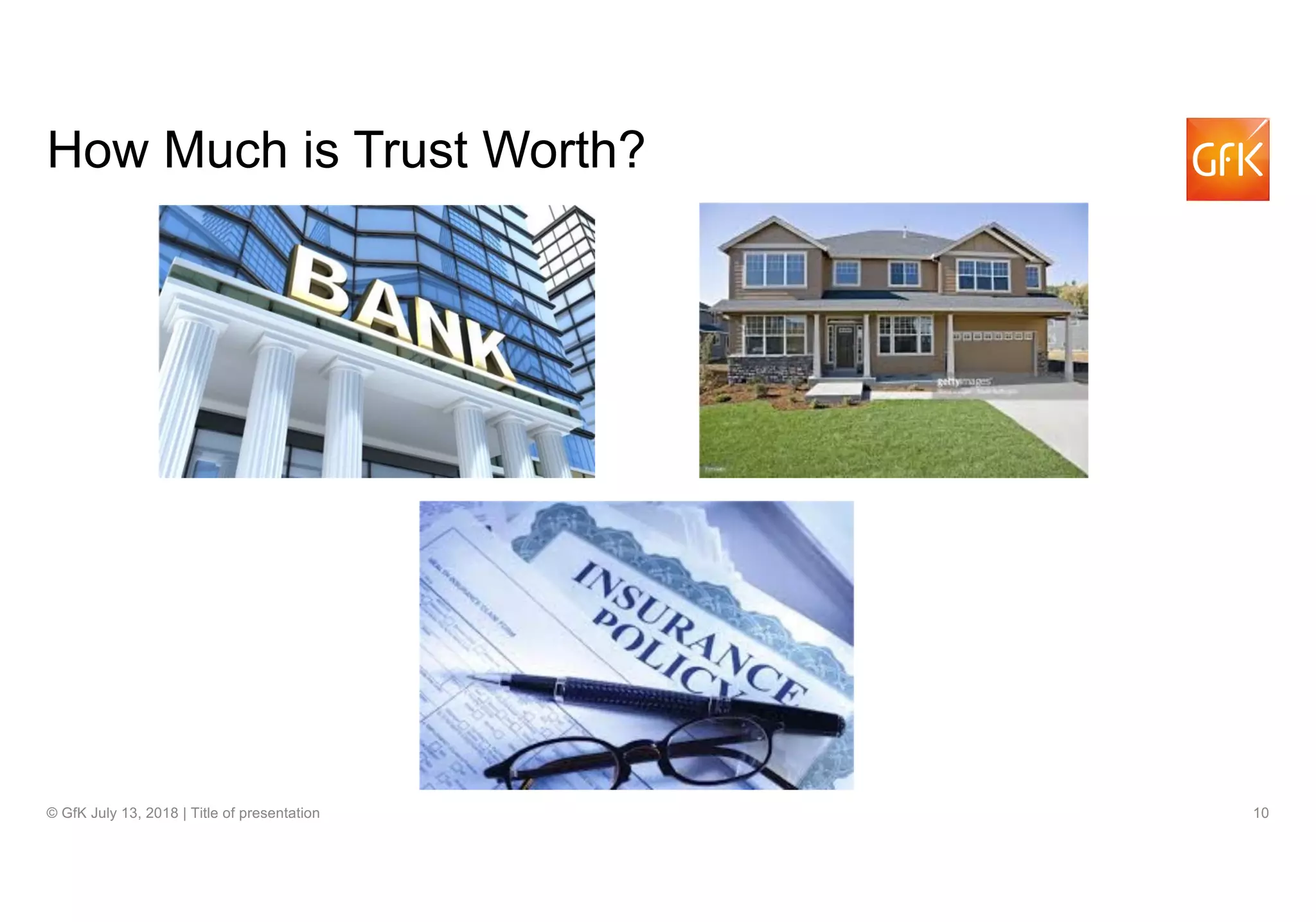 10© GfK July 13, 2018 | Title of presentation
How Much is Trust Worth?
 