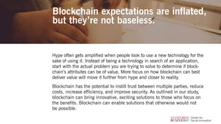 Blockchain expectations are inflated,
but they’re not baseless.
Hype often gets amplified when people look to use a new te...
