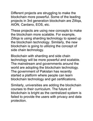 Blockchain history | The Brief History of Blockchain till 2018 | PDF