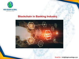Blockchain in Banking Industry | PPT
