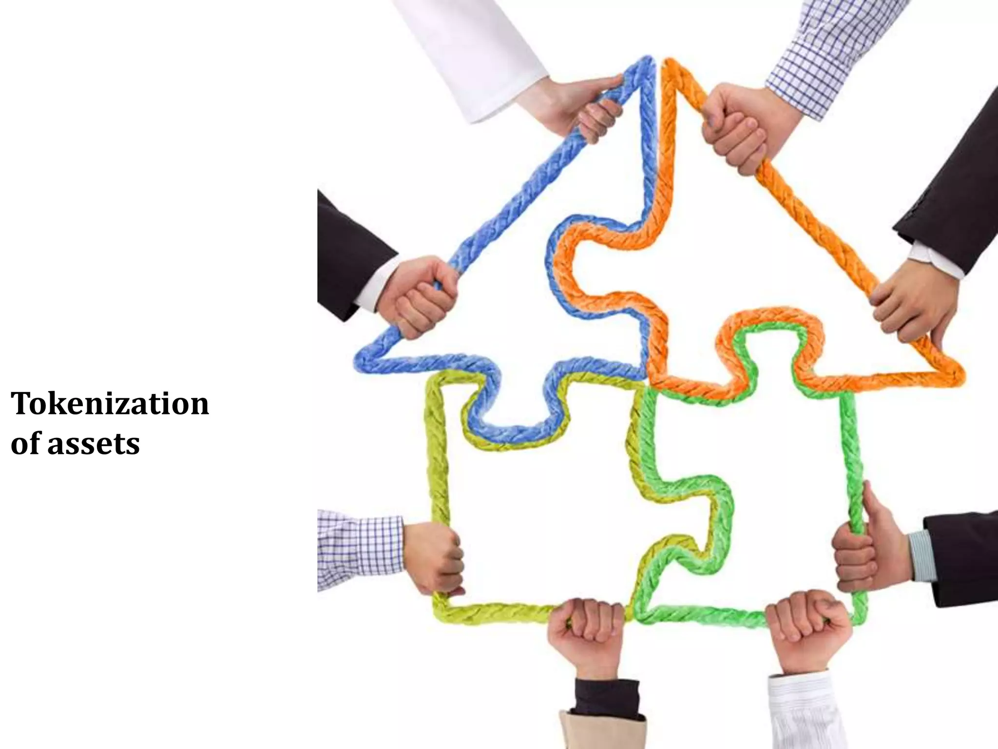 Tokenization
of assets
 