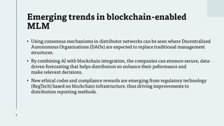Mlm Chain Exploring the Advantages of Blockchain in MLM Business Models | PDF