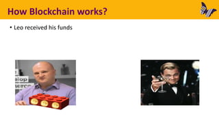How Blockchain works?
• Leo received his funds
 