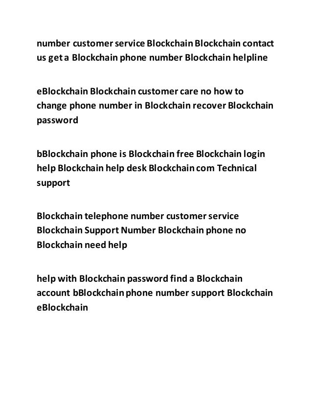 Blockchain Customer Service Number 18888838166 Blockchain Contact Num