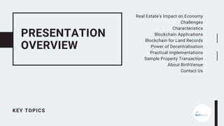 Blockchain in Real Estate | PDF