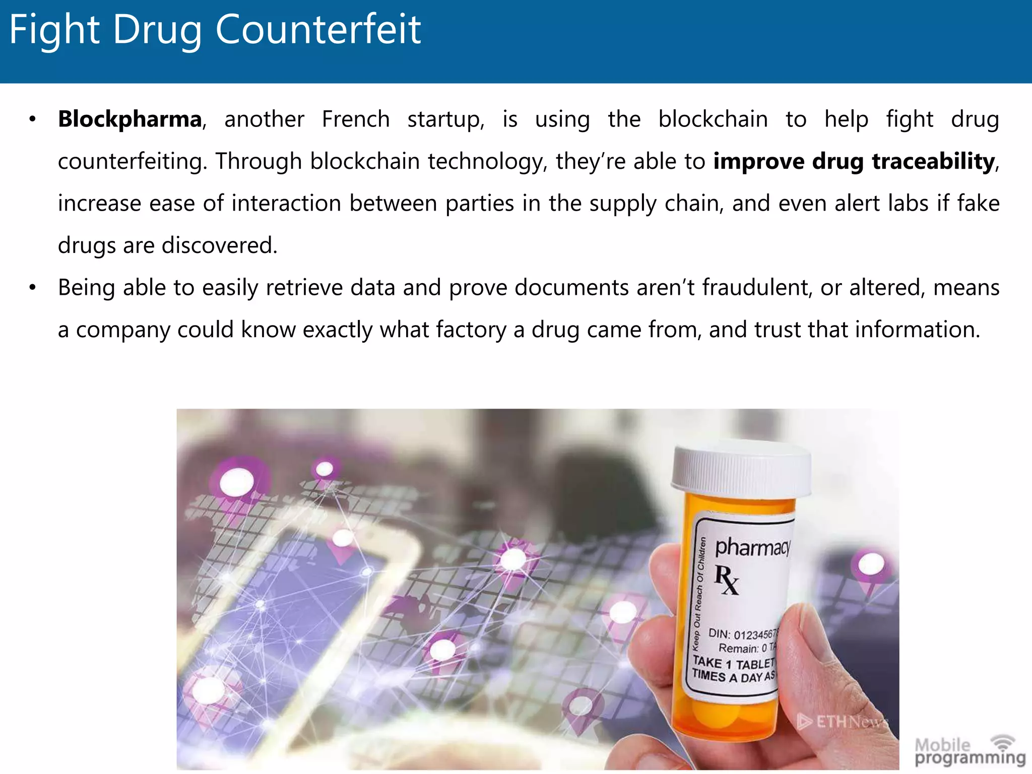 Blockchain & Pharma | PPTX