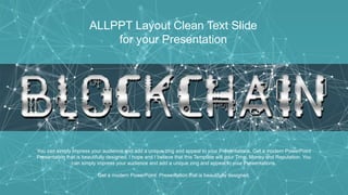 Block Chain PowerPoint Templates Introduction | PPTX