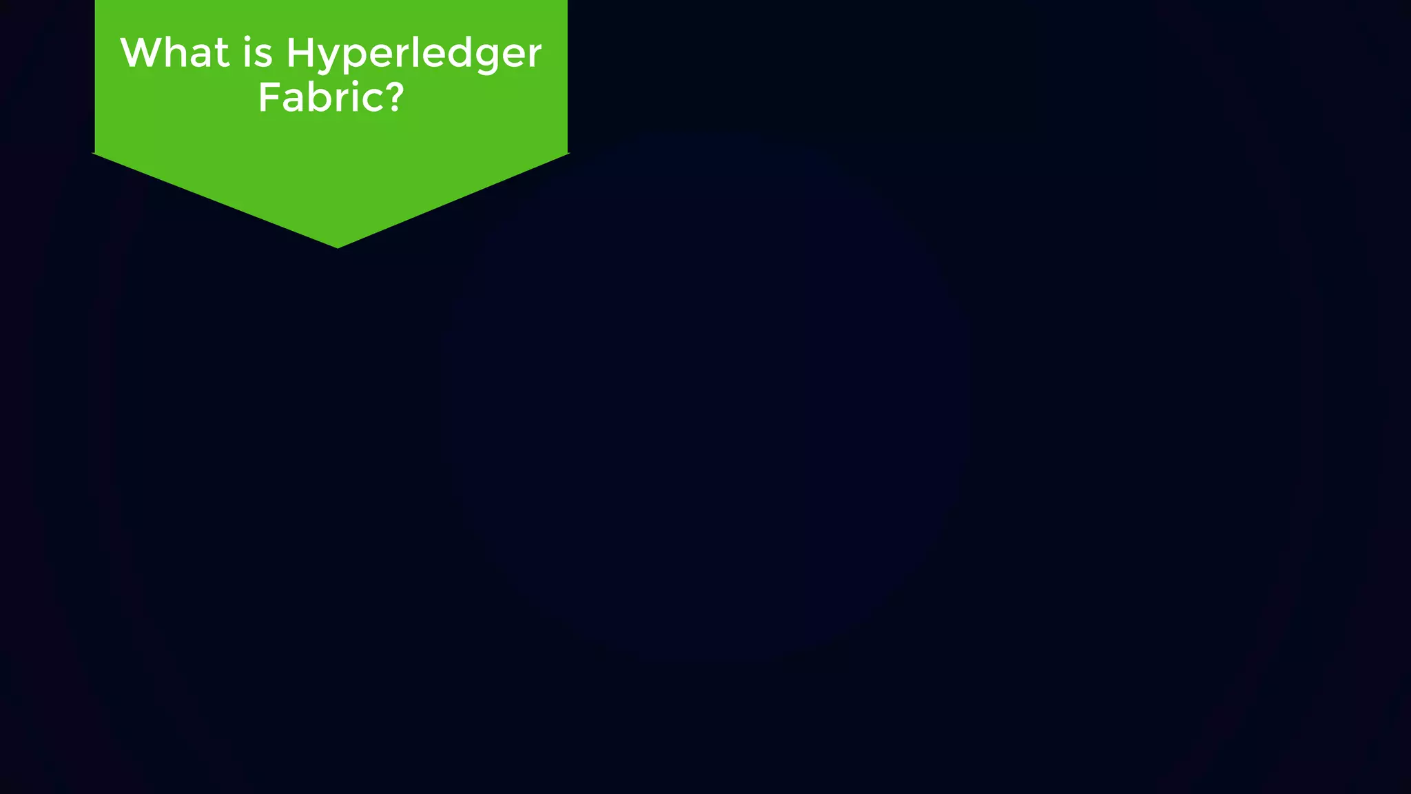 What is Hyperledger Fabric? 