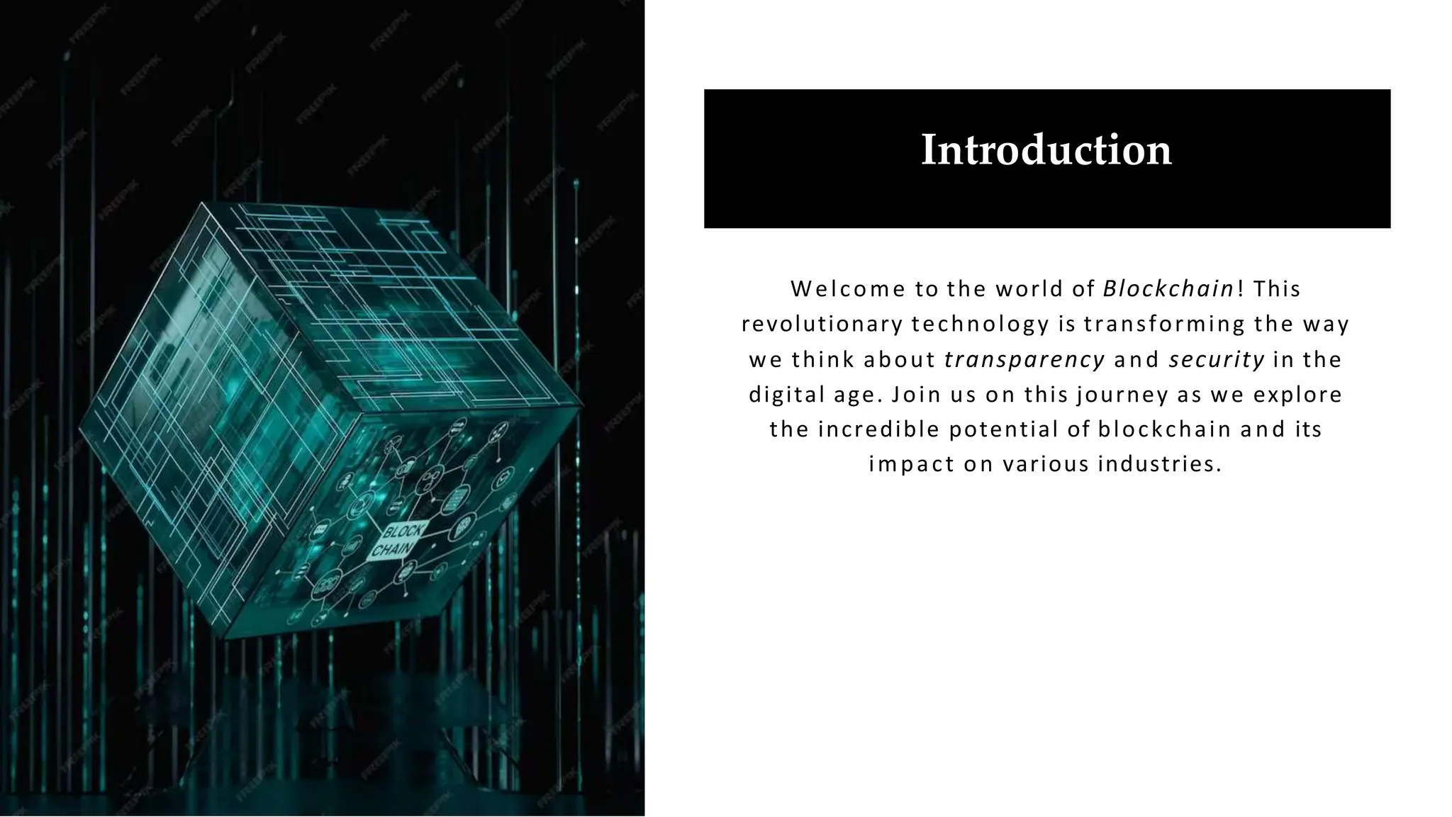 BlockChain: The revolutionary technology project report | PPT