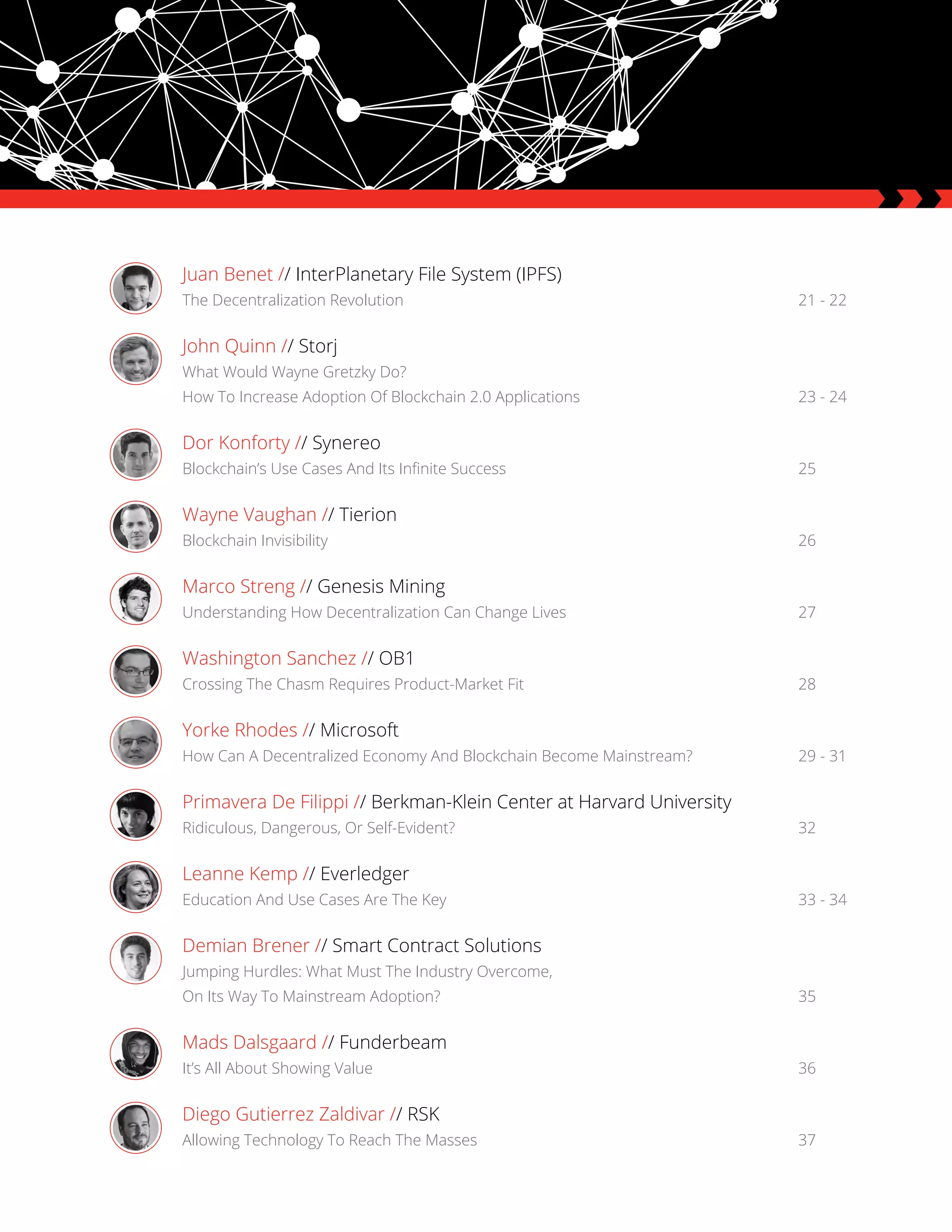 Blockchains in the mainstream - interviews with entrepreneurs | PDF