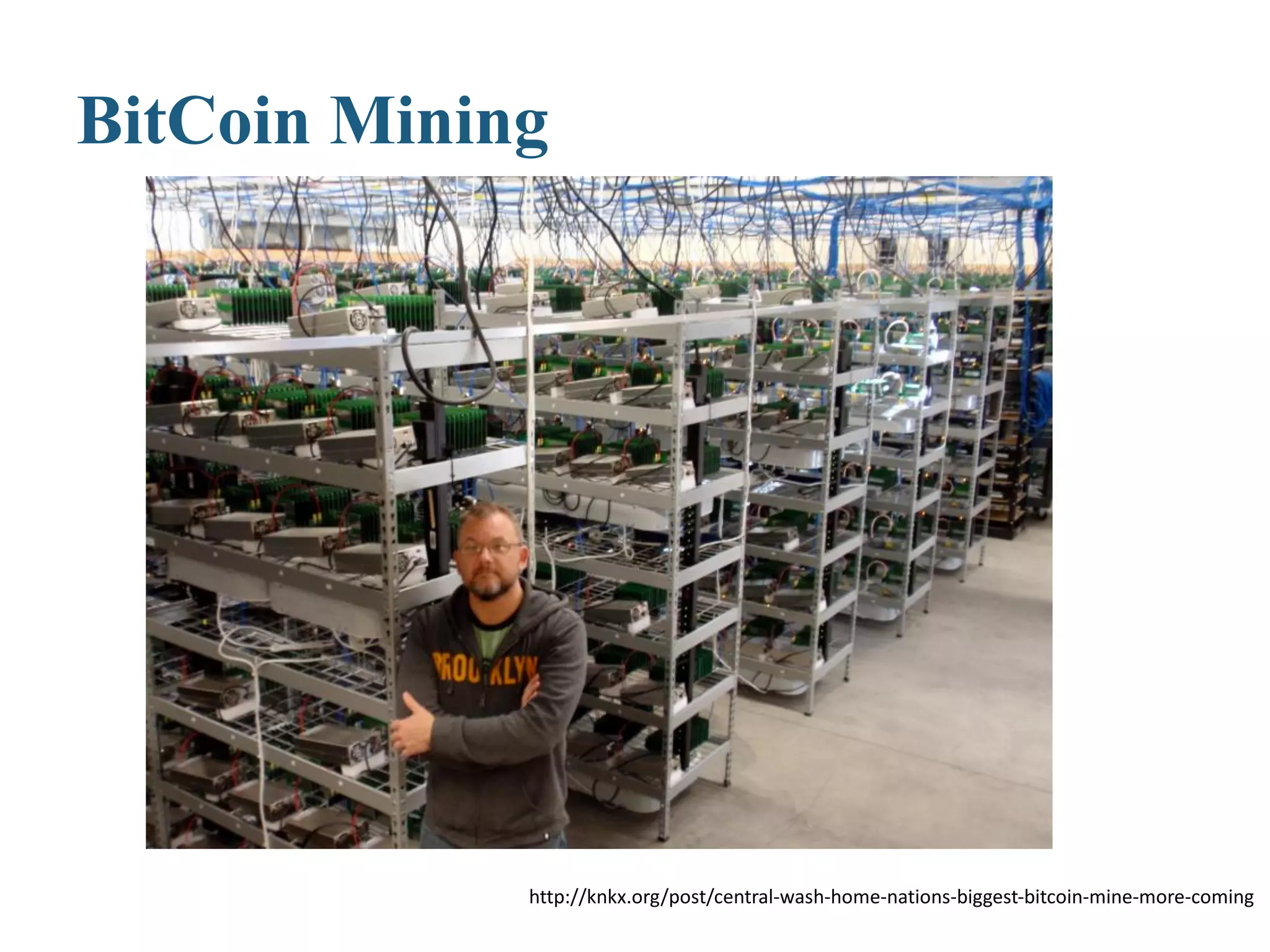 BitCoin Mining
http://knkx.org/post/central-wash-home-nations-biggest-bitcoin-mine-more-coming
 