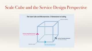 Scale Cube and the Service Design Perspective
 